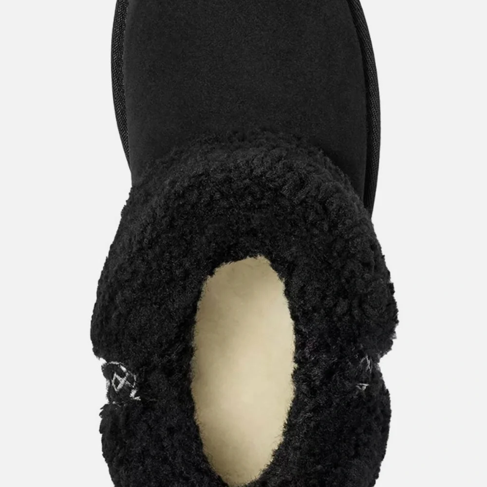 New UGG® Classic Ultra Mini Braid Slip-On Booties size 10